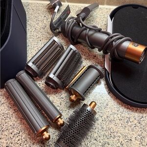Dyson Silver and Gold Hair Styling Kit